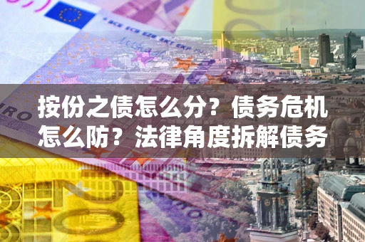 北京按份之债怎么分？债务危机怎么防？法律角度拆解债务分配与风险自保指南