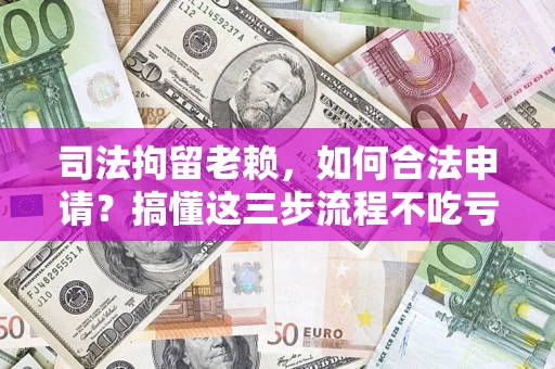 北京司法拘留老赖，如何合法申请？搞懂这三步流程不吃亏！