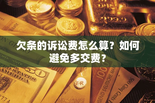 北京欠条的诉讼费怎么算？如何避免多交费？