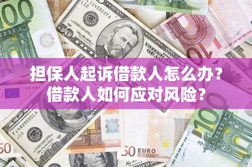 北京担保人起诉借款人怎么办？借款人如何应对风险？