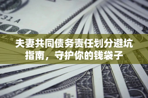 北京夫妻共同债务责任划分避坑指南，守护你的钱袋子