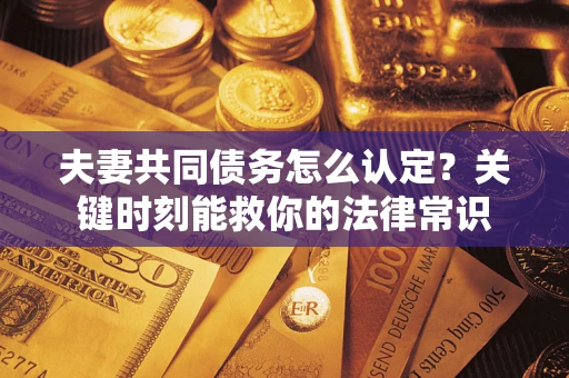 北京夫妻共同债务怎么认定？关键时刻能救你的法律常识